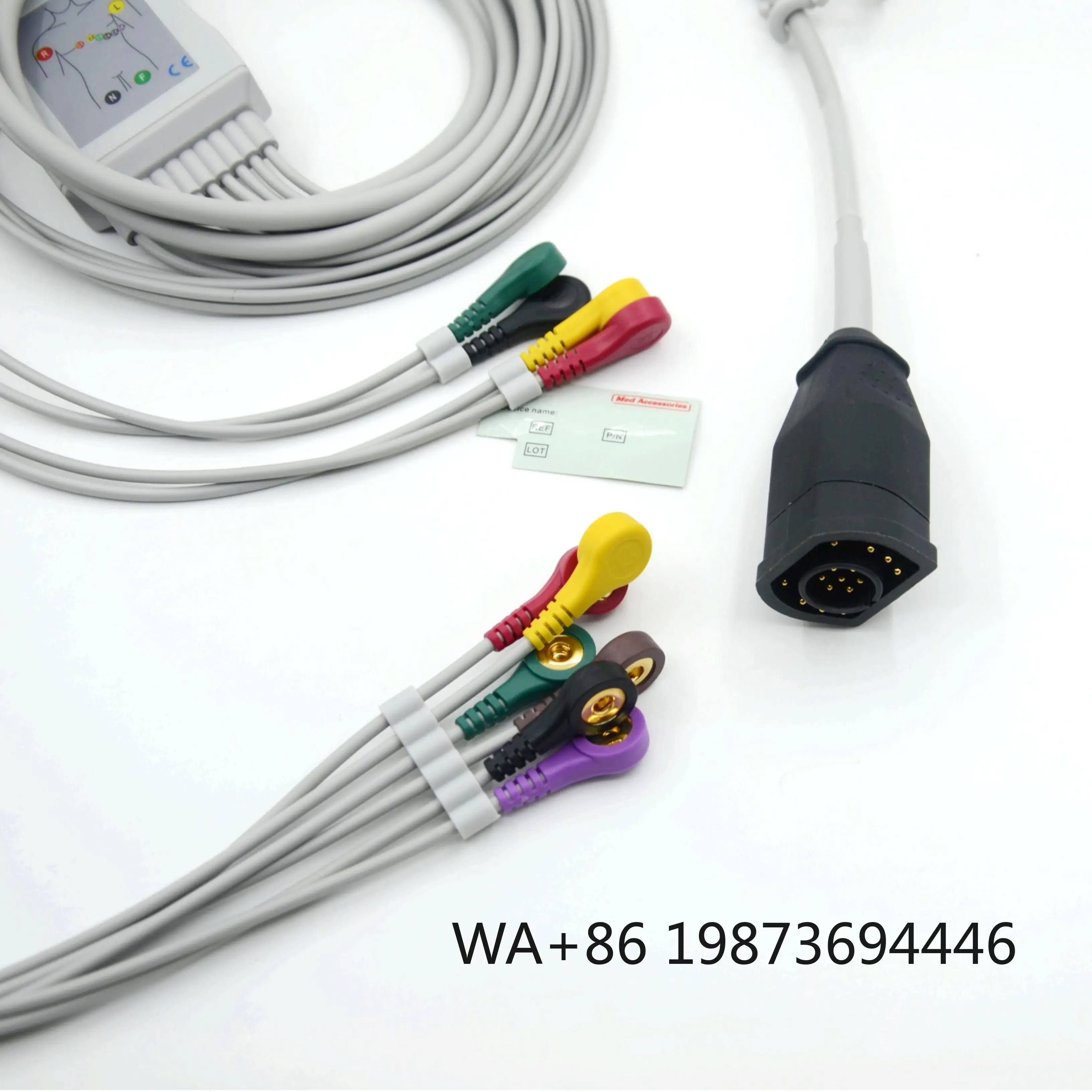 Hospital-Grade 10-Lead EKG Cable, Zoll Compatible RoHS Alcohol Disinfecting
Hospital-Grade 10-Lead EKG Cable, Zoll Compatible RoHS Alcohol Disinfecting