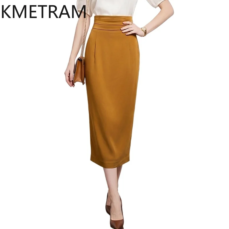 KMETRAM High Waist Women's Skirts Elegant Pleated Waist Midi Skirt Casual Office Straight Skirts Summer Woman Clothes 2026 юбка
KMETRAM High Waist Women's Skirts Elegant Pleated Waist Midi Skirt Casual Office Straight Skirts Summer Woman Clothes 2026 юбка