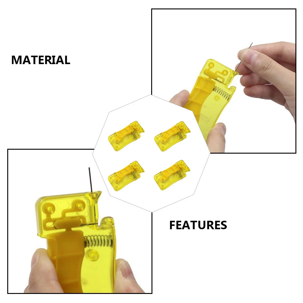 4PCS Needle Threader Tool Quality Plastic Portable Lightweight Embroidery Accessories Sewing Projects Safe Durable Healthy
4PCS Needle Threader Tool Quality Plastic Portable Lightweight Embroidery Accessories Sewing Projects Safe Durable Healthy