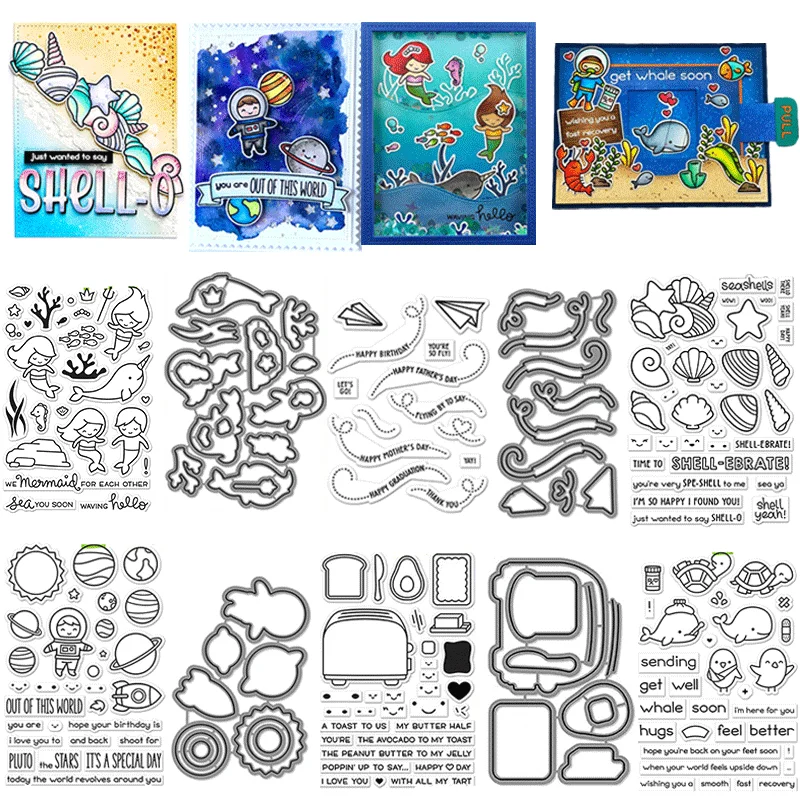 2pcs how you beanseashell add-on Bundles Clear Stamps And Metal Cutting Dies For DIY Craft Making Card Scrapbooking Decoration
2pcs how you beanseashell add-on Bundles Clear Stamps And Metal Cutting Dies For DIY Craft Making Card Scrapbooking Decoration