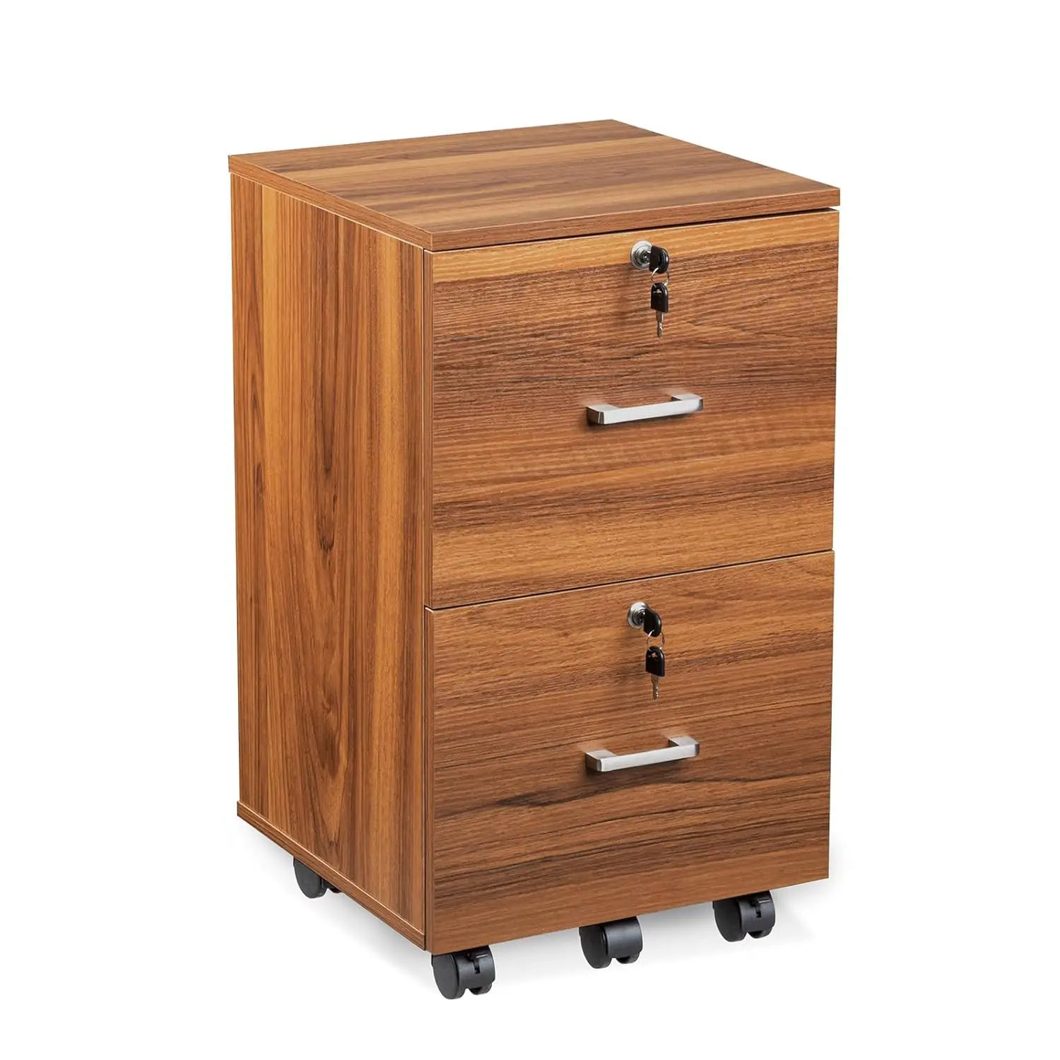 2 Drawer File Cabinet with Lock, Wood Grain Walnut File Cabinet for Letter Size File Folders with Tabs, Under Desk, Customized
2 Drawer File Cabinet with Lock, Wood Grain Walnut File Cabinet for Letter Size File Folders with Tabs, Under Desk, Customized