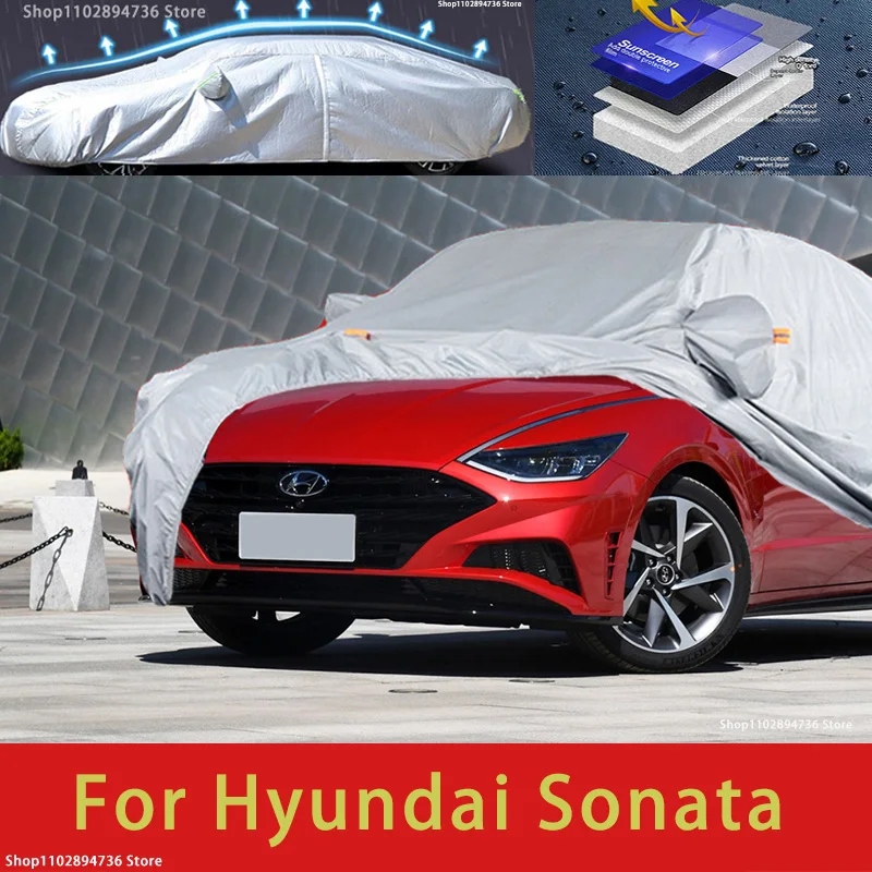 For Hyundai sonata Fit Outdoor Protection Full Car Covers Snow Cover Sunshade Waterproof Dustproof Exterior Car accessories
For Hyundai sonata Fit Outdoor Protection Full Car Covers Snow Cover Sunshade Waterproof Dustproof Exterior Car accessories
