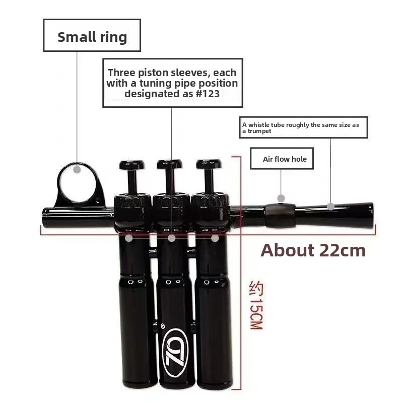 Portable Standard Trumpet Valves Embouchure Training Instrument Trumpet Finger Practice Device for Student Beginner
Portable Standard Trumpet Valves Embouchure Training Instrument Trumpet Finger Practice Device for Student Beginner