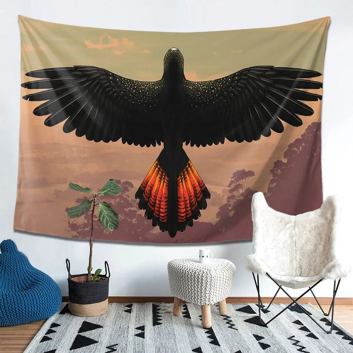 Красный хвост, черный какаду - австралийская птица, гобелен, украшение, художественные эстетические гобелены, спальня, домашняя настенная ткань, настенная подвеска
Красный хвост, черный какаду - австралийская птица, гобелен, украшение, художественные эстетические гобелены, спальня, домашняя настенная ткань, настенная подвеска