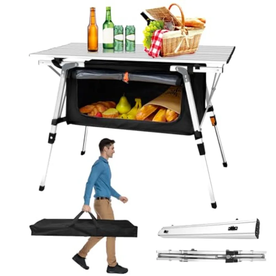 Aluminum Table Height Adjustable Folding Table Camping Outdoor Lightweight for Camping Beach Backyards BBQ Party
Aluminum Table Height Adjustable Folding Table Camping Outdoor Lightweight for Camping Beach Backyards BBQ Party