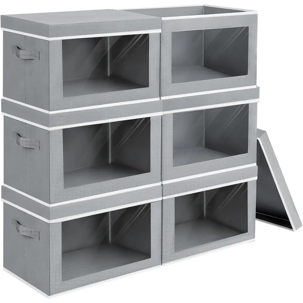 Большие контейнеры для хранения с крышками - тканевые корзины для хранения с окном, складные контейнеры для одежды, большие корзины 15,7 дюймов для спальни
Большие контейнеры для хранения с крышками - тканевые корзины для хранения с окном, складные контейнеры для одежды, большие корзины 15,7 дюймов для спальни