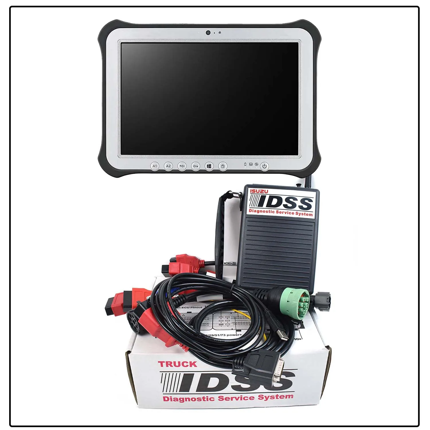 Инструмент диагностического сканера грузовика для диагностического комплекта Isuzu IDSS G-IDSS для планшета Isuzu IDSS и Xplore
Инструмент диагностического сканера грузовика для диагностического комплекта Isuzu IDSS G-IDSS для планшета Isuzu IDSS и Xplore