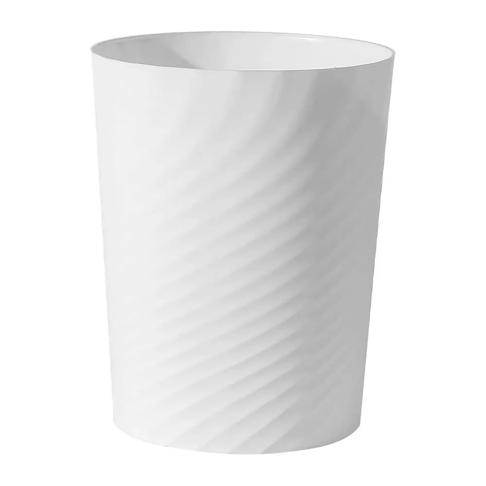 Compact 1.8 Gallon White Plastic Wastebasket for Home and Office Use
Compact 1.8 Gallon White Plastic Wastebasket for Home and Office Use