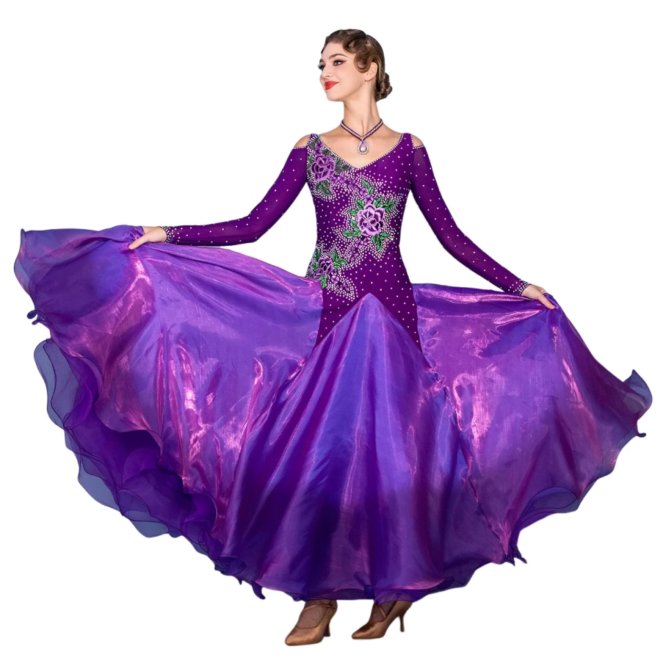 New Women Modern Dance Rhinestone Color Diversity Dress Ballroom National Standard Waltz Competition Performance
New Women Modern Dance Rhinestone Color Diversity Dress Ballroom National Standard Waltz Competition Performance