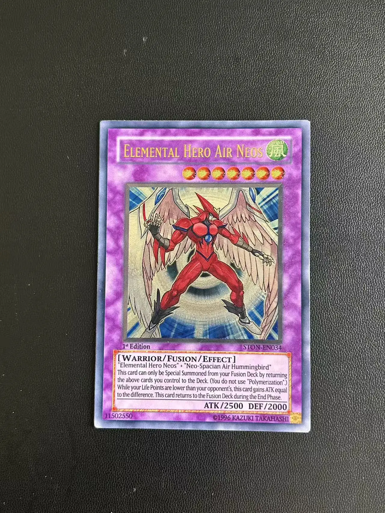 Yu-Gi-Oh! Strike of Neos Elemental HERO Air Neos STON-EN034 TCG Ultimate Rare/UTR DIY Customize Game Card (Not Original)
Yu-Gi-Oh! Strike of Neos Elemental HERO Air Neos STON-EN034 TCG Ultimate Rare/UTR DIY Customize Game Card (Not Original)