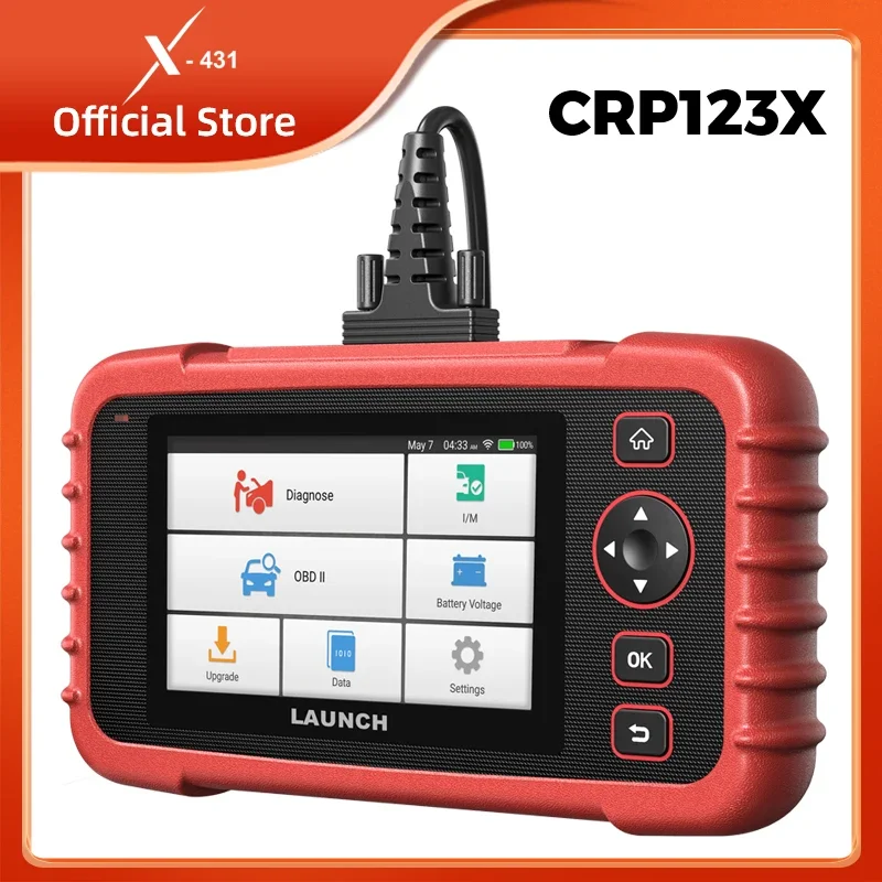 X-431 CRP123X OBD2 Scanner Auto Code Reader Auto Diagnose Tool ENG AT ABS SRS WIFI Diagnose Scan OBDII Automotive
X-431 CRP123X OBD2 Scanner Auto Code Reader Auto Diagnose Tool ENG AT ABS SRS WIFI Diagnose Scan OBDII Automotive