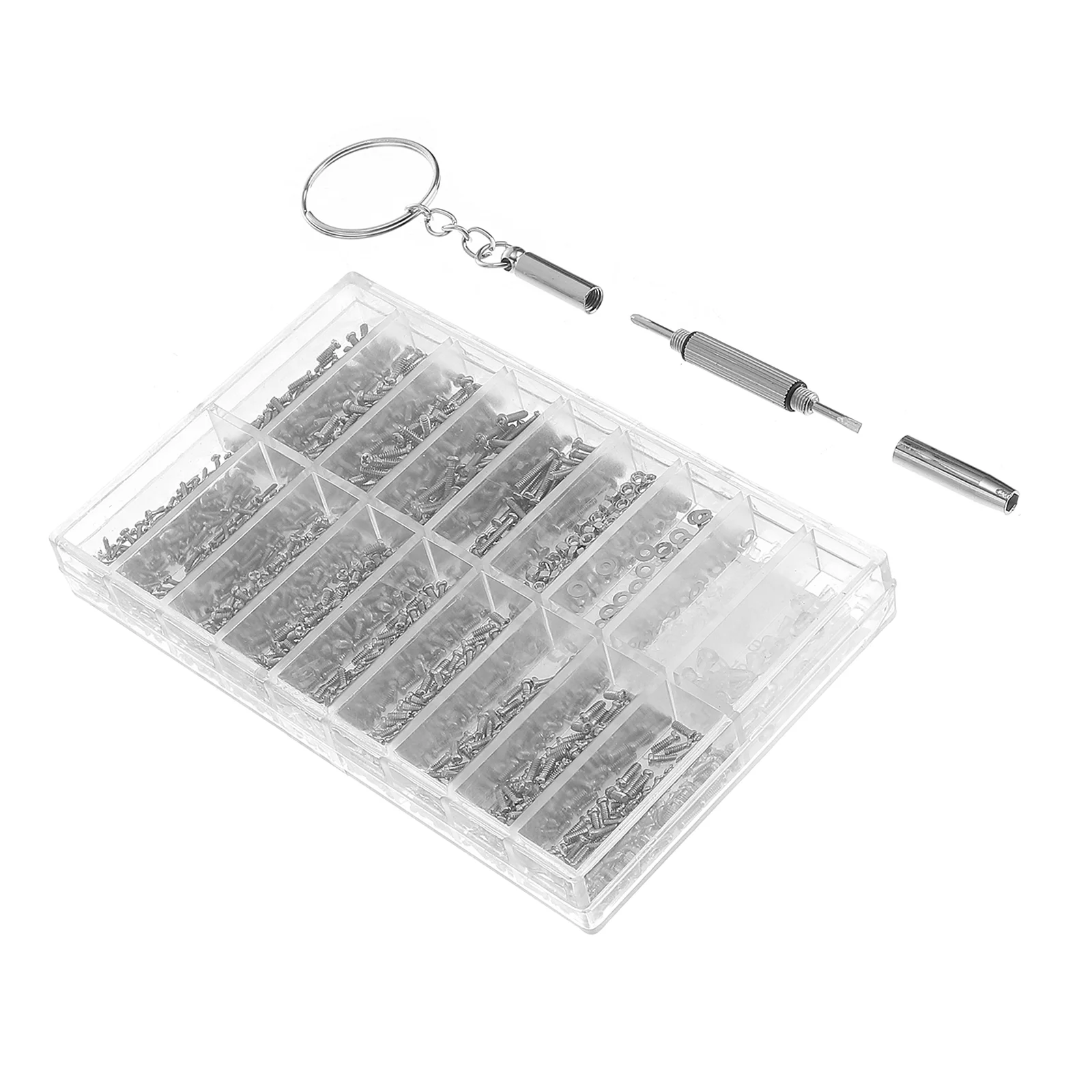 1000 Pcs/set Glasses Repair Box Spare Parts for Accessories Nose Pads Pliers Kit Lenses to Screwdriver Eyeglasses Sunglasses
1000 Pcs/set Glasses Repair Box Spare Parts for Accessories Nose Pads Pliers Kit Lenses to Screwdriver Eyeglasses Sunglasses