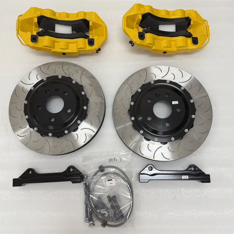 Jekit 6 Pots Brake Caliper Yellow 355*32mm Type III Disc for Golf MK7 MK6 
Jekit 6 Pots Brake Caliper Yellow 355*32mm Type III Disc for Golf MK7 MK6