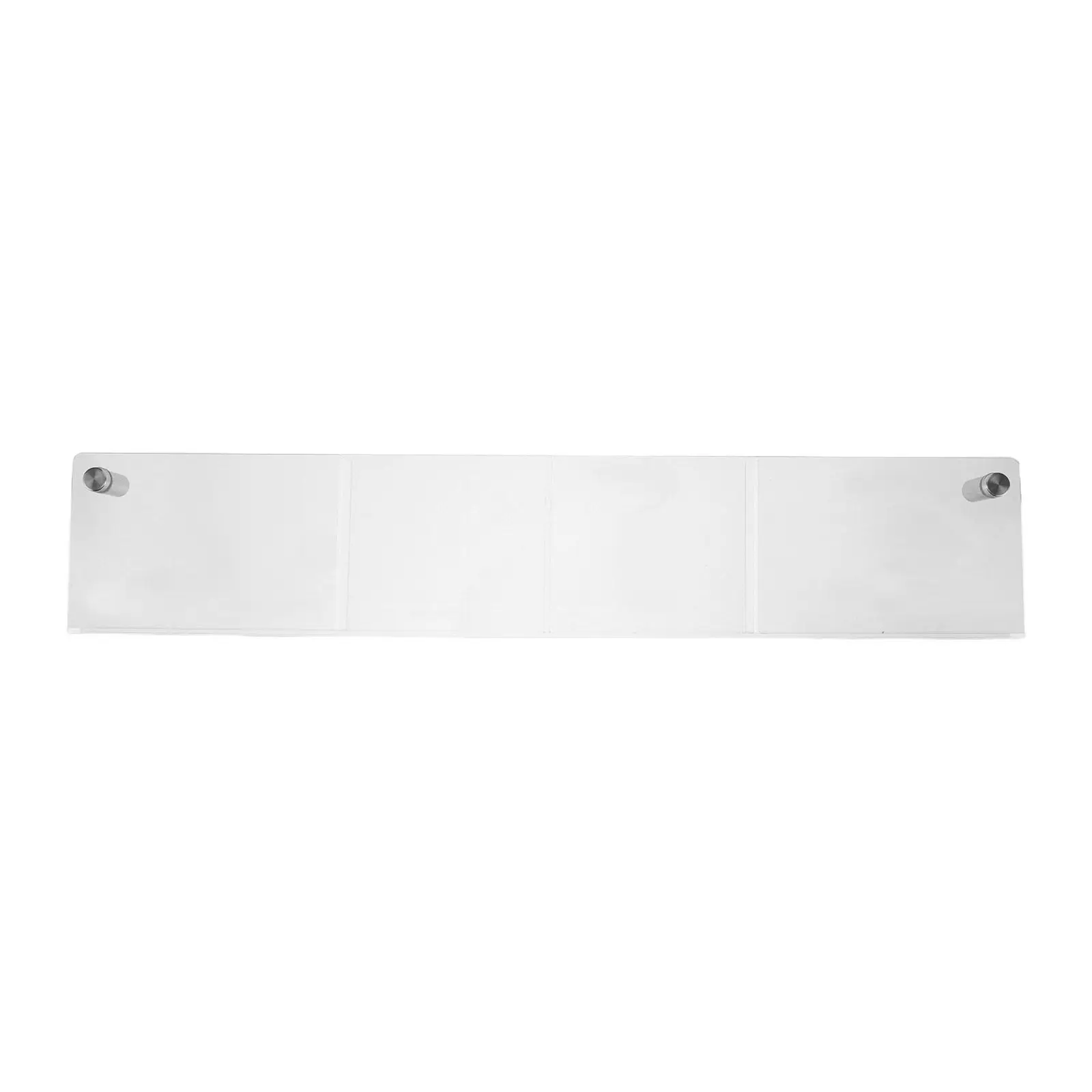 Wall Mounted Acrylic Brochure Holder 4-Compartment Clear Display Stand Pamphlet Flyer Shelf Office Home Store 18.47x3.54x1.18in
Wall Mounted Acrylic Brochure Holder 4-Compartment Clear Display Stand Pamphlet Flyer Shelf Office Home Store 18.47x3.54x1.18in