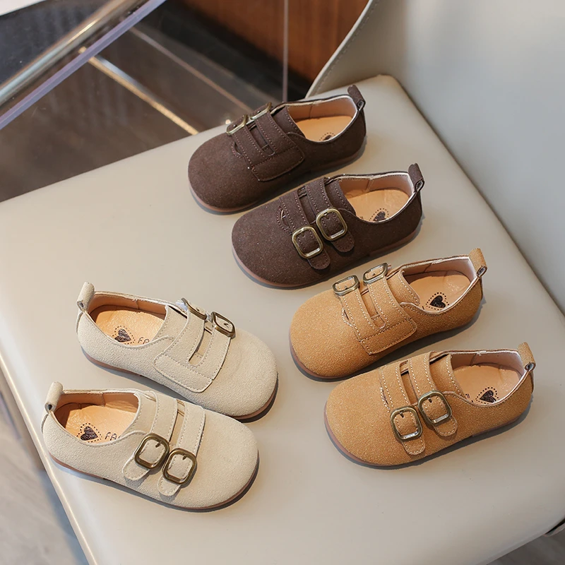2024 New Children's Leather Shoes Spring Autumn Round-toe Kids Causal Shoes Fashion Boys Girls Solid Color Flat Mary Jane Shoe
2024 New Children's Leather Shoes Spring Autumn Round-toe Kids Causal Shoes Fashion Boys Girls Solid Color Flat Mary Jane Shoe
