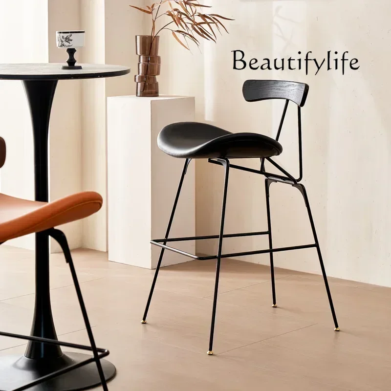 BJ Regale Relaxing Bar Stools Light Luxury Minimalist Comfortable Black High Chairs Industrial Chaise De Bar Living Room Furnit
BJ Regale Relaxing Bar Stools Light Luxury Minimalist Comfortable Black High Chairs Industrial Chaise De Bar Living Room Furnit