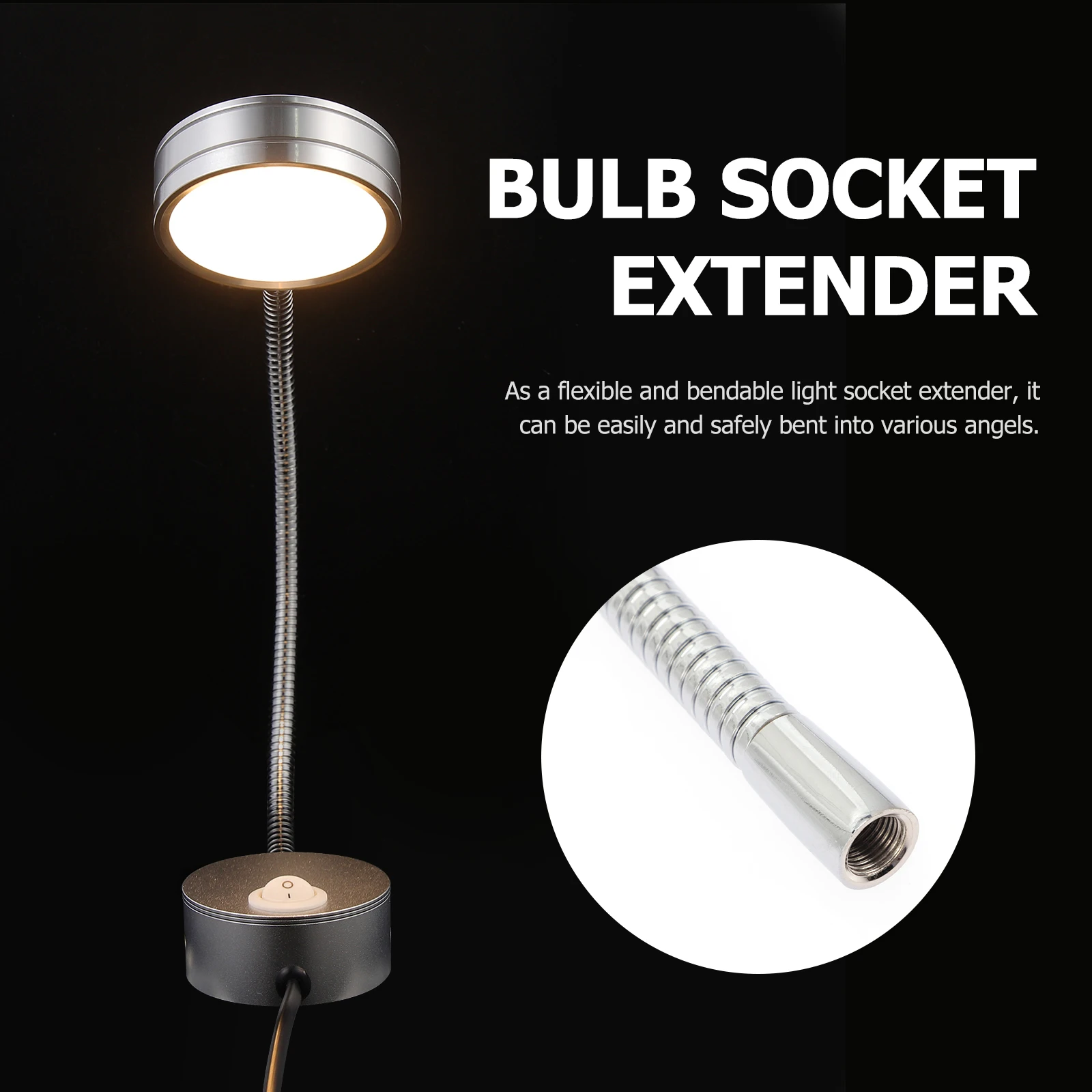 2pcs Led Desk Lamp Clip Flexible Gooseneck Arm Extension Silver Spotlight Flex Leg Metal Hose Light Pole Adjustable Angle Easy
2pcs Led Desk Lamp Clip Flexible Gooseneck Arm Extension Silver Spotlight Flex Leg Metal Hose Light Pole Adjustable Angle Easy