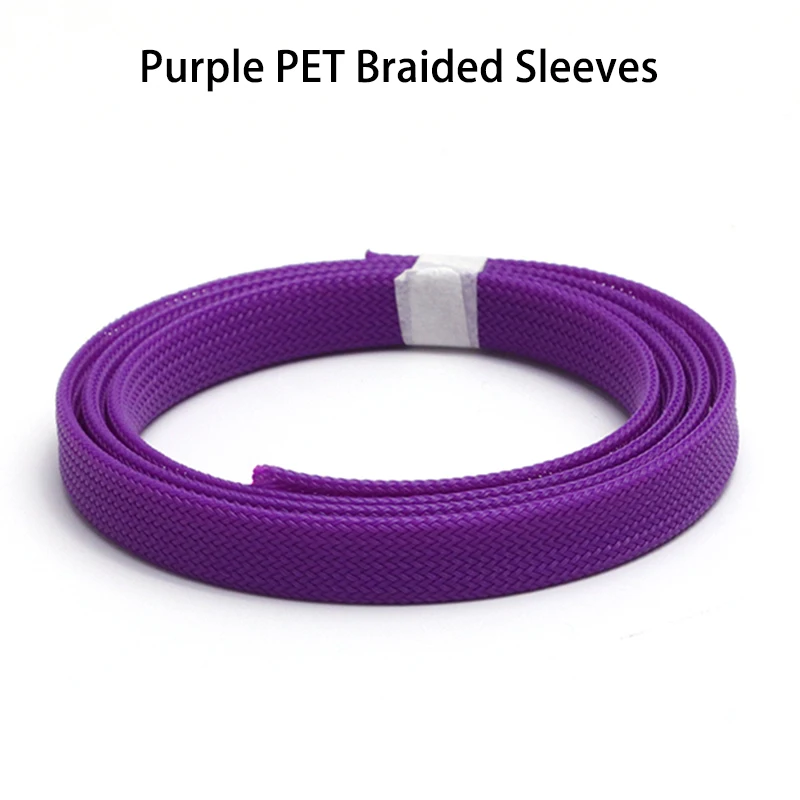 Purple 1/5/10/30/50 m PET Braid Sleeves 2~40 mm High Density Insulated Snake Skin Sleeving Wire Wrap Sheath
Purple 1/5/10/30/50 m PET Braid Sleeves 2~40 mm High Density Insulated Snake Skin Sleeving Wire Wrap Sheath