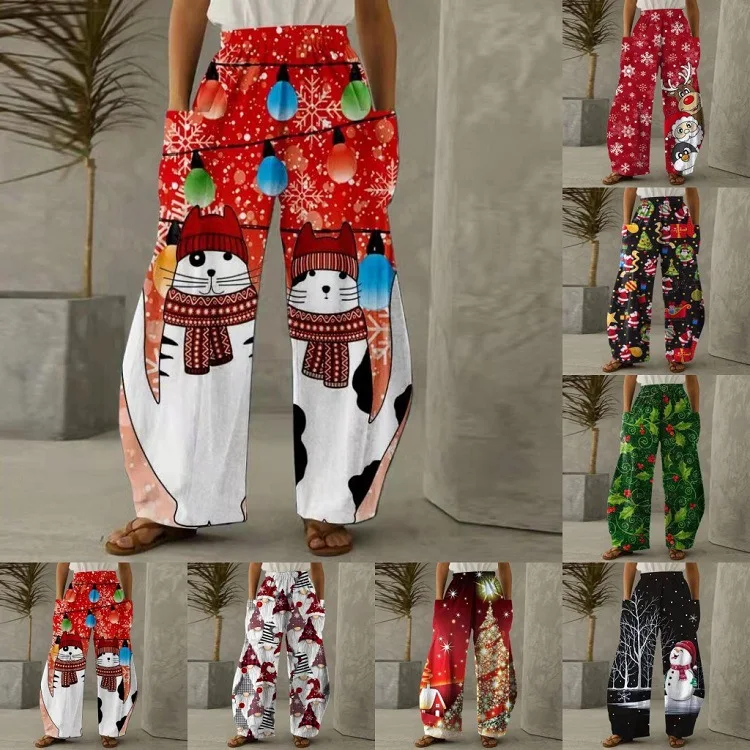 Autumn / Winter 2022 Independent Station Christmas Print Element Pocket Loose Wide Leg Pants
Autumn / Winter 2022 Independent Station Christmas Print Element Pocket Loose Wide Leg Pants