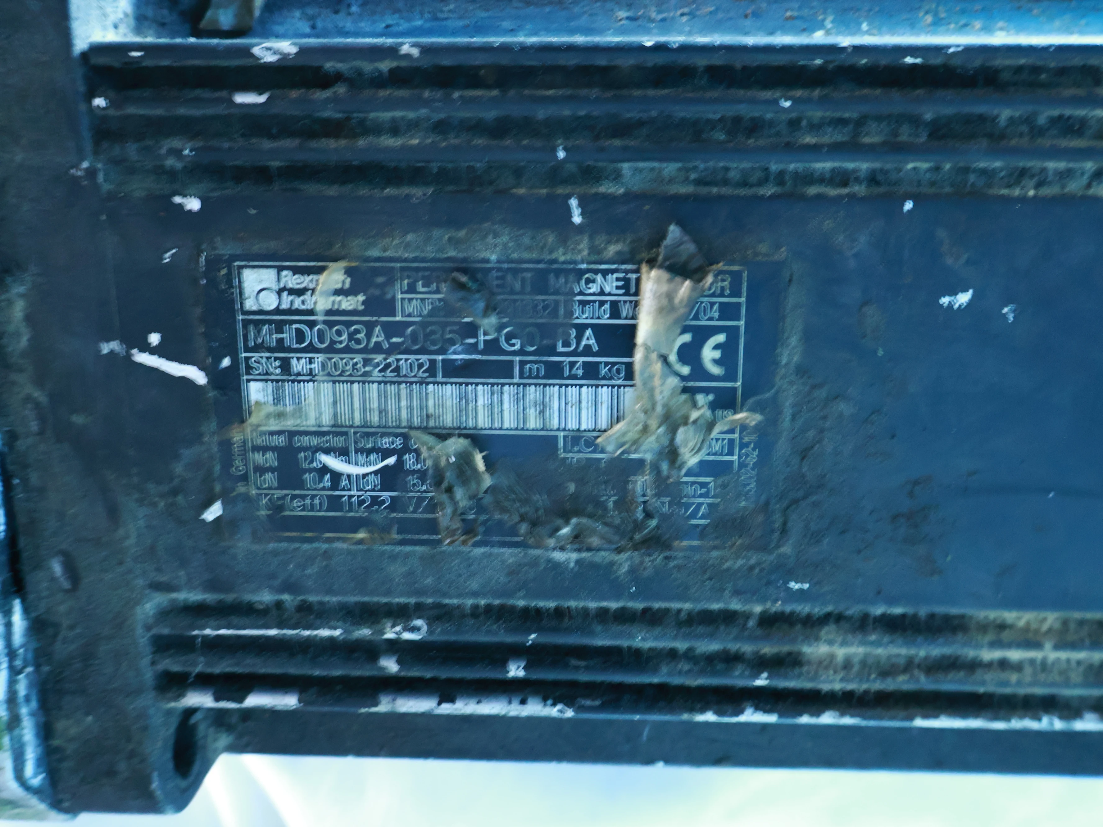 MHD093A-0354-FG0-BA For REXROTH MHD093A-0354-FG0-BA Sevro Motor Used
MHD093A-0354-FG0-BA For REXROTH MHD093A-0354-FG0-BA Sevro Motor Used