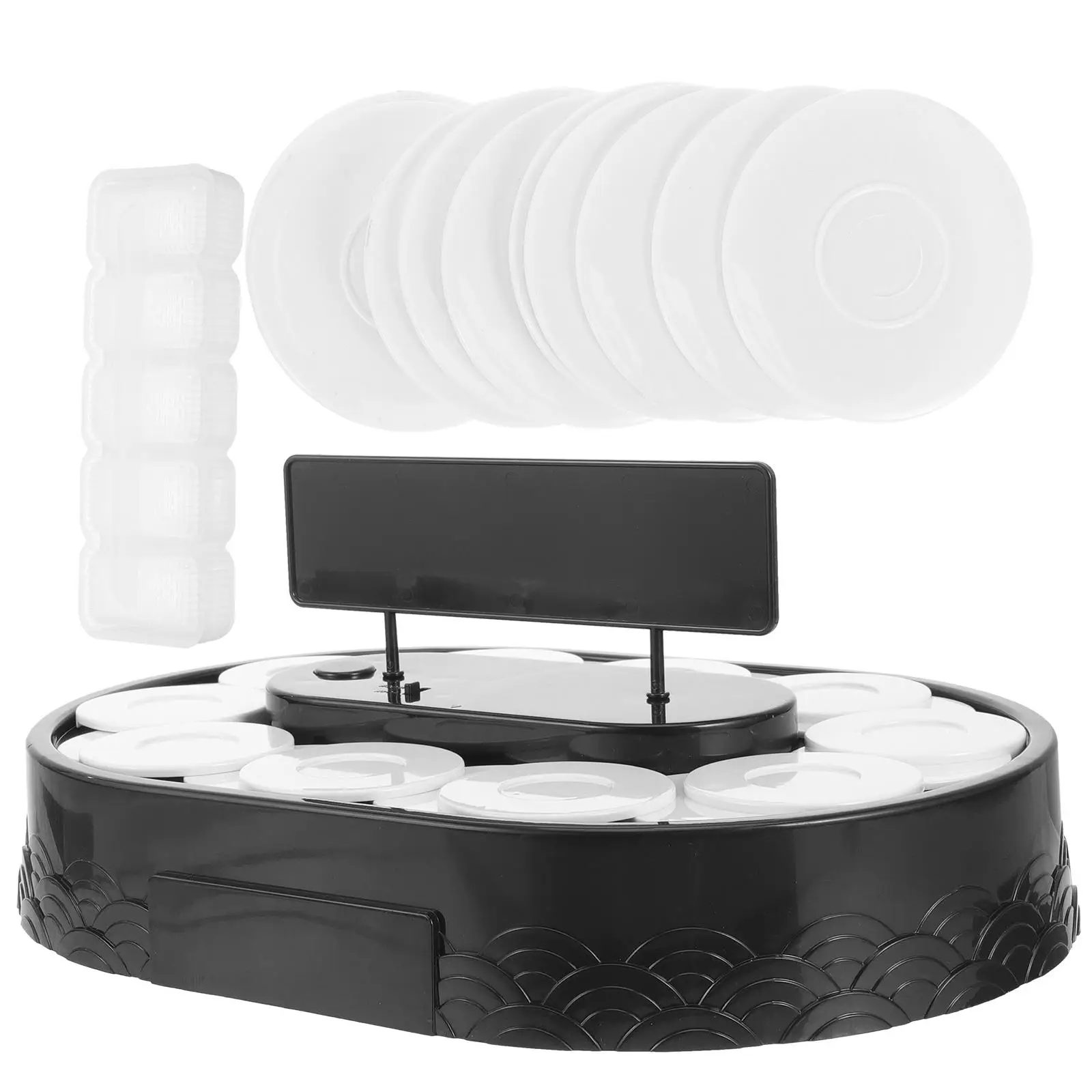 Rotating Cake Display Stand Dessert Sushi Turntable Plastic Large Capacity Banquets Restaurants Kitchens Dining Rooms
Rotating Cake Display Stand Dessert Sushi Turntable Plastic Large Capacity Banquets Restaurants Kitchens Dining Rooms