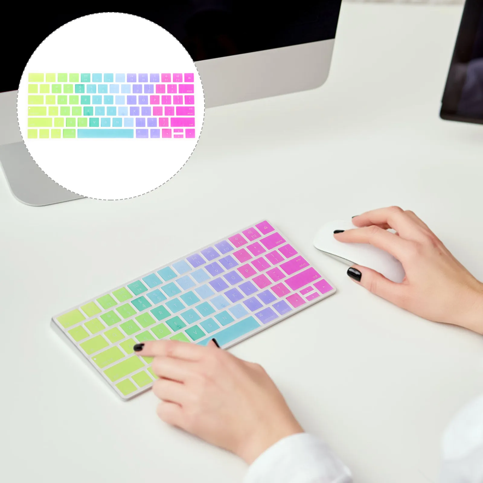 Keyboard Cover Tpu Ultra-Thin 0.12mm Waterproof Dustproof Protective Keyboard Skin Comfortable Typing Compatible for Magic
Keyboard Cover Tpu Ultra-Thin 0.12mm Waterproof Dustproof Protective Keyboard Skin Comfortable Typing Compatible for Magic