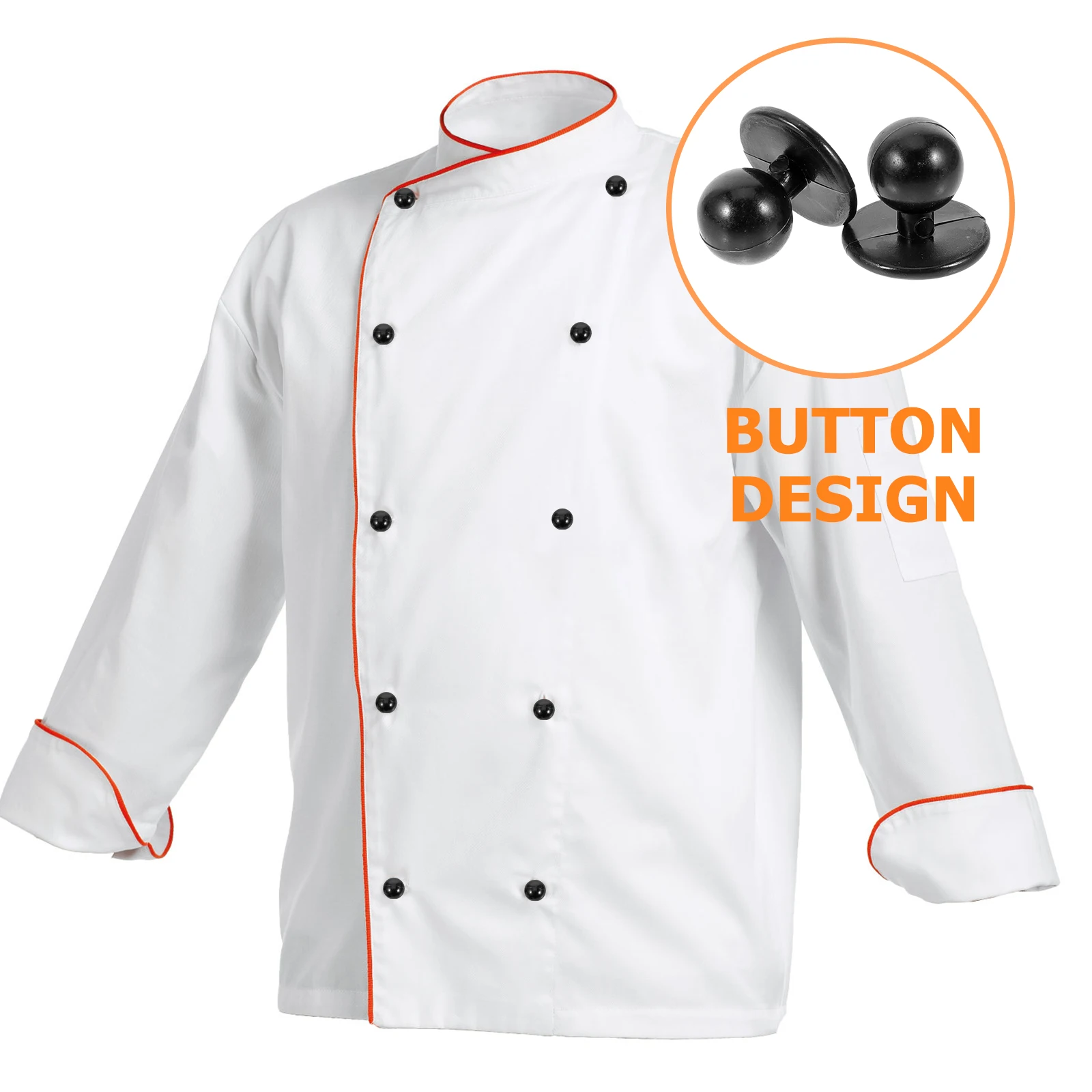 100pcs Chef Buttons 11mm Black Medium Plastic Buttons For Clothing Size Replacement Sewing Clothing Accessories Plastic
100pcs Chef Buttons 11mm Black Medium Plastic Buttons For Clothing Size Replacement Sewing Clothing Accessories Plastic