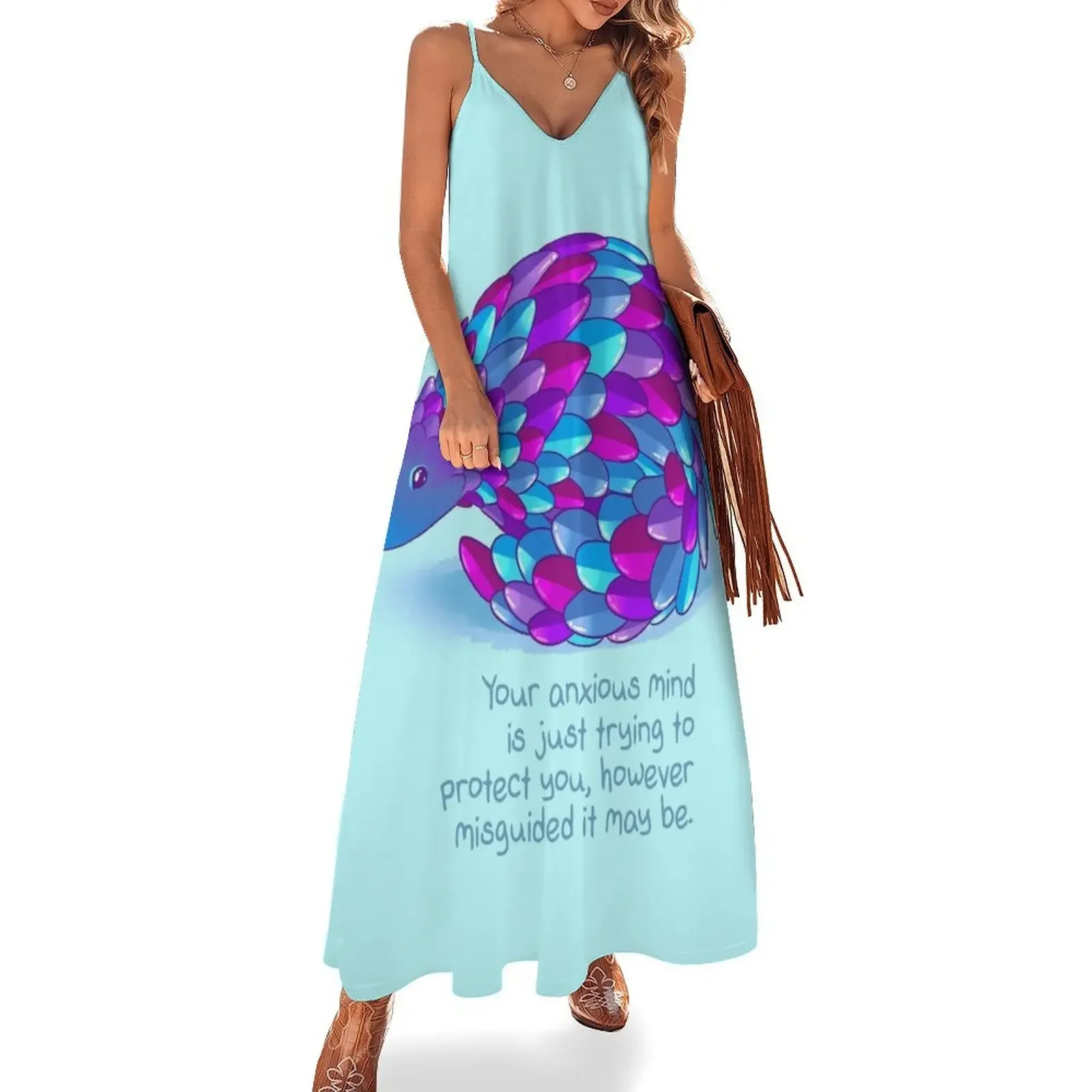 Your Anxiety is Just Trying to Protect You Pangolin Sleeveless Dress Woman fashion elegant chic wedding evening dresses
Your Anxiety is Just Trying to Protect You Pangolin Sleeveless Dress Woman fashion elegant chic wedding evening dresses