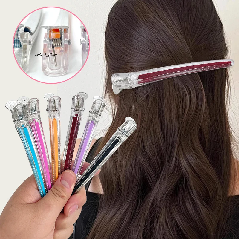 6Pcs Professional Seamless Alligator Hair Clips for Barbershop Haircutting Sectioning Salon And Household Beauty Styling Tools
6Pcs Professional Seamless Alligator Hair Clips for Barbershop Haircutting Sectioning Salon And Household Beauty Styling Tools