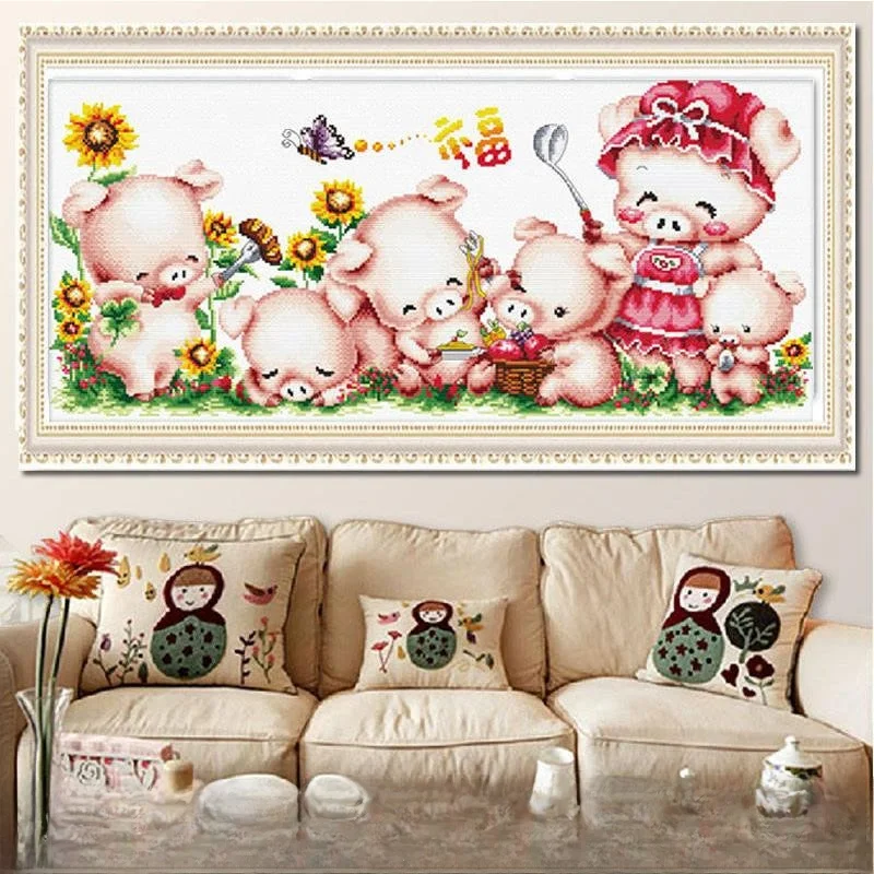 Алмазная вышивка 5D: Милый поросенок, простая вышивка крестиком, мультяшный поросенок, милый декор для дома, настенное искусство для гостиной, красный, синий, белый C...
Алмазная вышивка 5D: Милый поросенок, простая вышивка крестиком, мультяшный поросенок, милый декор для дома, настенное искусство для гостиной, красный, синий, белый C...