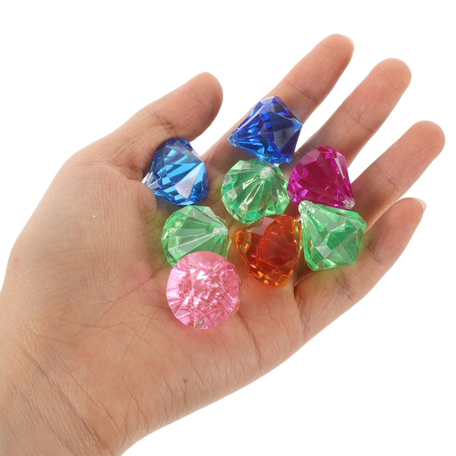 30Pcs Realistic Fake Gemstones Made of Acrylic for Pool Diving Treasure Pool Party Decorations Summer Beach Play
30Pcs Realistic Fake Gemstones Made of Acrylic for Pool Diving Treasure Pool Party Decorations Summer Beach Play
