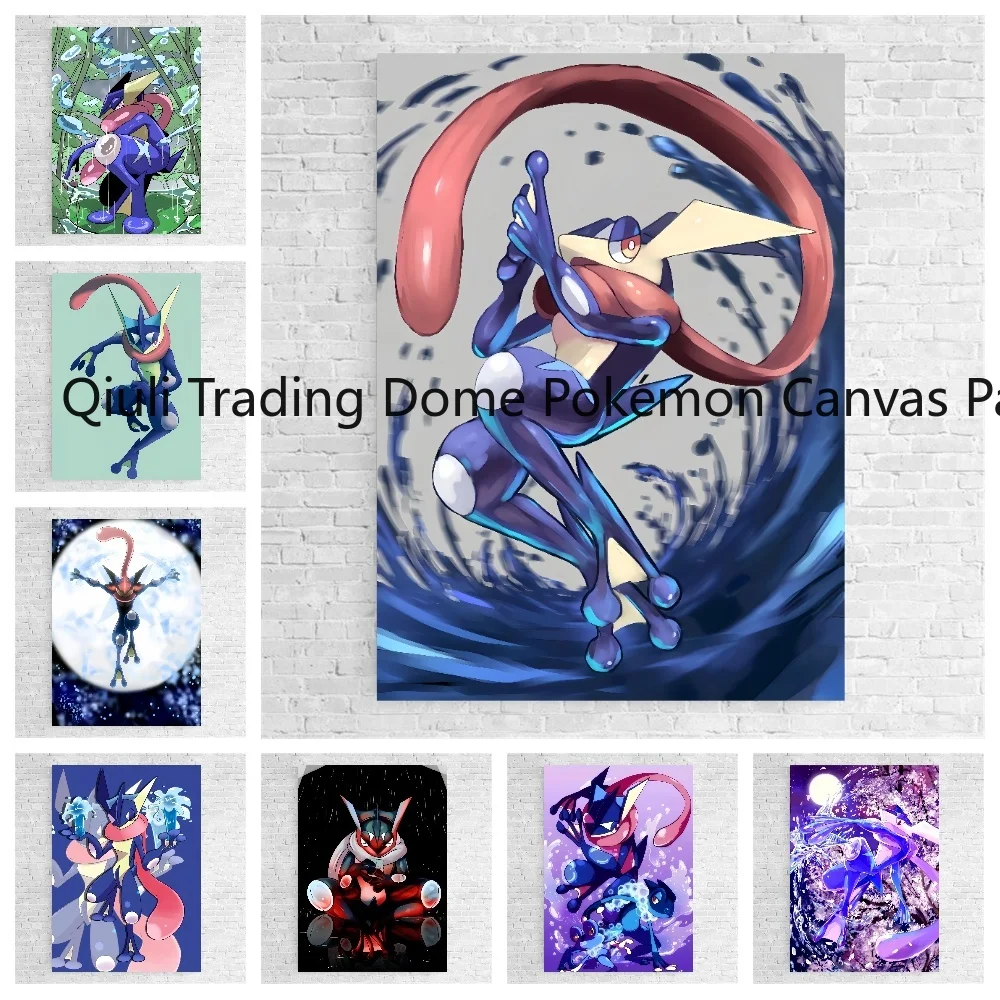 Classic Japanese Anime Peripheral Pokemon Greninja Poster Decor Wall Art Watercolor Canvas Painting Modern Room Decor Picture
Classic Japanese Anime Peripheral Pokemon Greninja Poster Decor Wall Art Watercolor Canvas Painting Modern Room Decor Picture