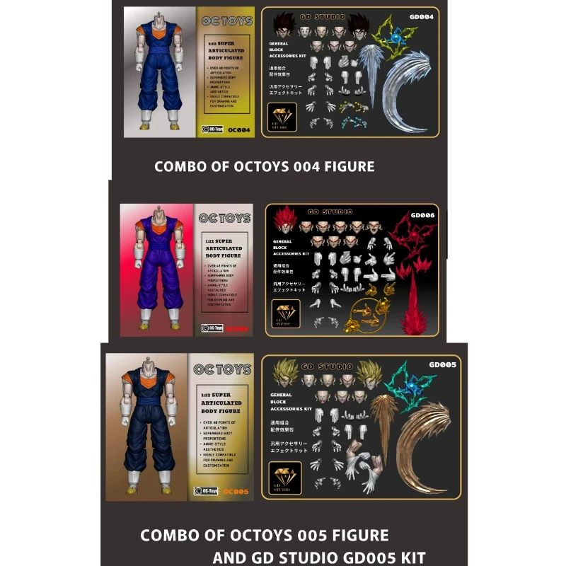 In stock OC Toys Dragon Ball SHF Super Saiyan SSJ Veggetoo Son Goku Vegito 3.0 Figure Body Anime Action Figures Models Gifts
In stock OC Toys Dragon Ball SHF Super Saiyan SSJ Veggetoo Son Goku Vegito 3.0 Figure Body Anime Action Figures Models Gifts