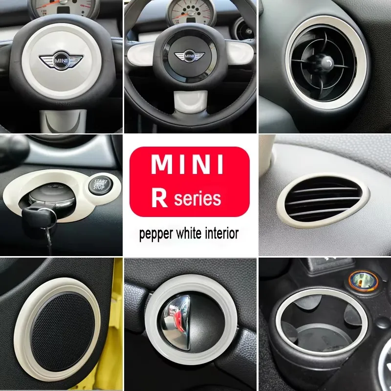 Car Pepper White Air Outlet Decorative Ring Keyhole Sticker For MINI Cooper COUNTRYMAN R54 R55 R56 R60 Car Accessories Interior
Car Pepper White Air Outlet Decorative Ring Keyhole Sticker For MINI Cooper COUNTRYMAN R54 R55 R56 R60 Car Accessories Interior