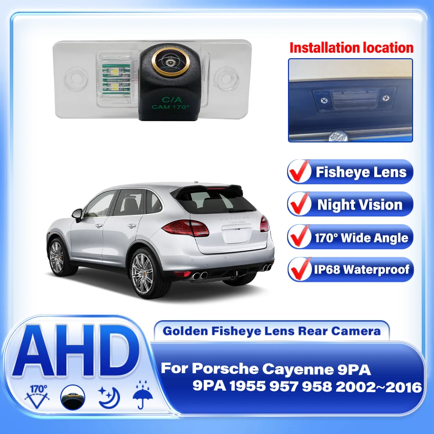 Car Rear View Back Up Camera CCD AHD Night Vision Reverse Parking Camera For Porsche Cayenne 9PA 9PA 1955 957 958 2002~2016
Car Rear View Back Up Camera CCD AHD Night Vision Reverse Parking Camera For Porsche Cayenne 9PA 9PA 1955 957 958 2002~2016