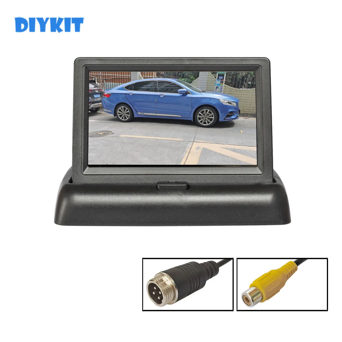 DIYKIT 4,3-дюймовый складной TFT ЖК-дисплей, резервный автомобильный монитор заднего вида для автомобильной камеры, DVD-видеомагнитофон
DIYKIT 4,3-дюймовый складной TFT ЖК-дисплей, резервный автомобильный монитор заднего вида для автомобильной камеры, DVD-видеомагнитофон