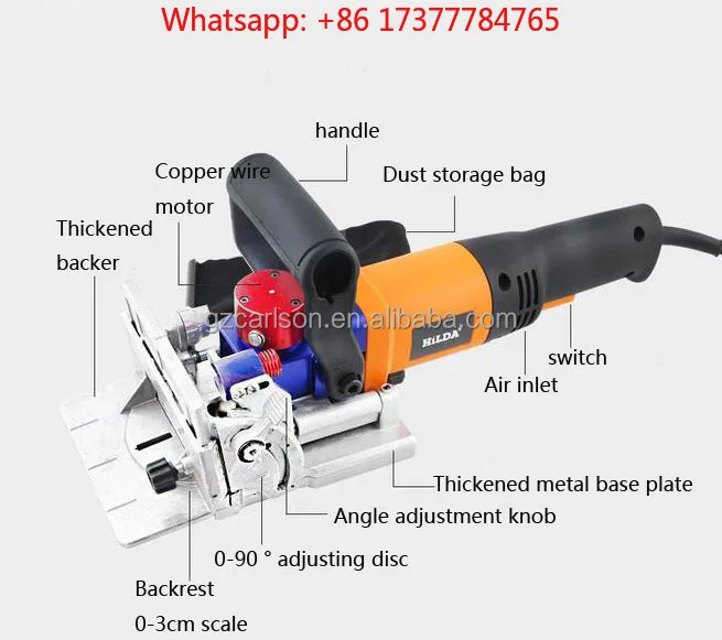Invisible Parts Tenoning Machine, Portable Hand-held Wood Slotting Machine for Furniture
Invisible Parts Tenoning Machine, Portable Hand-held Wood Slotting Machine for Furniture