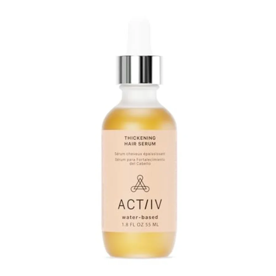 ACTIIV Thickening Hair Serum - Water Based Supports the Appearance of Thicker Fuller-Looking Hair Lightweight Water-Based Formu
ACTIIV Thickening Hair Serum - Water Based Supports the Appearance of Thicker Fuller-Looking Hair Lightweight Water-Based Formu
