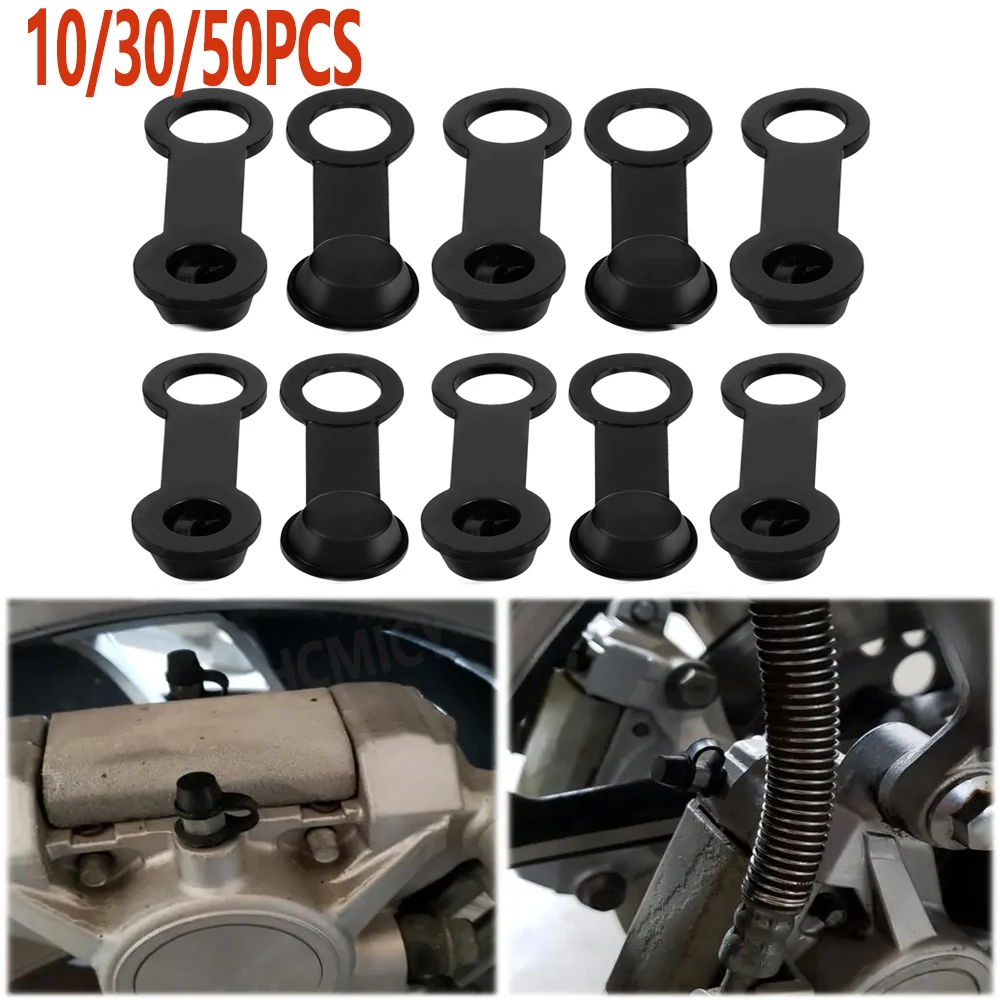 10/30/50PcsCar Brake Pump Dust Cap Brake Bleeder Screw Oil drain nut brake caliper Black Rubber Dust Caps Cover Motorcycle parts
10/30/50PcsCar Brake Pump Dust Cap Brake Bleeder Screw Oil drain nut brake caliper Black Rubber Dust Caps Cover Motorcycle parts