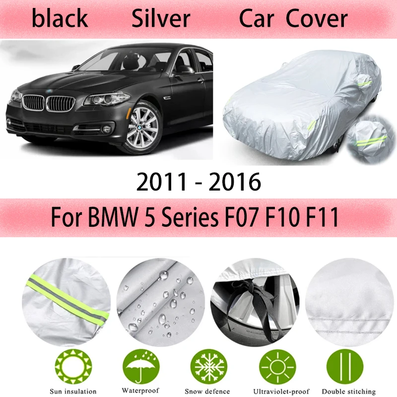 For BMW 5 Series F07 F10 F11 2011-2016 Outdoor Protection Full Car Covers Snow Cover Sunshade Waterproof Dustproof Exterior
For BMW 5 Series F07 F10 F11 2011-2016 Outdoor Protection Full Car Covers Snow Cover Sunshade Waterproof Dustproof Exterior