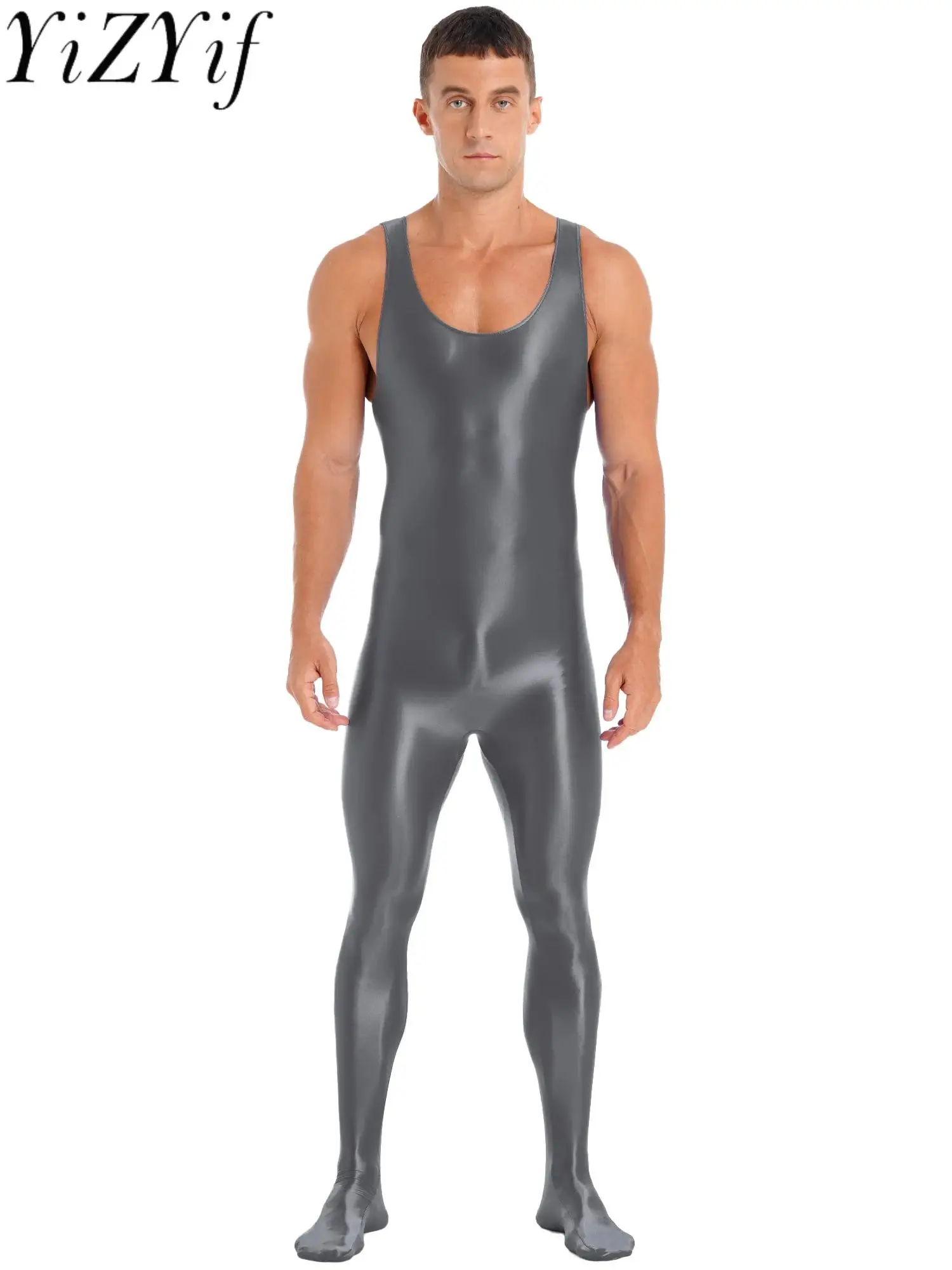 Men's Swimsuit Swimwear Sleeveless Full Body Bodysuit Solid Color Sleeveless Round Neck Slim Fit Lingerie Bodystocking Nightwear
Men's Swimsuit Swimwear Sleeveless Full Body Bodysuit Solid Color Sleeveless Round Neck Slim Fit Lingerie Bodystocking Nightwear