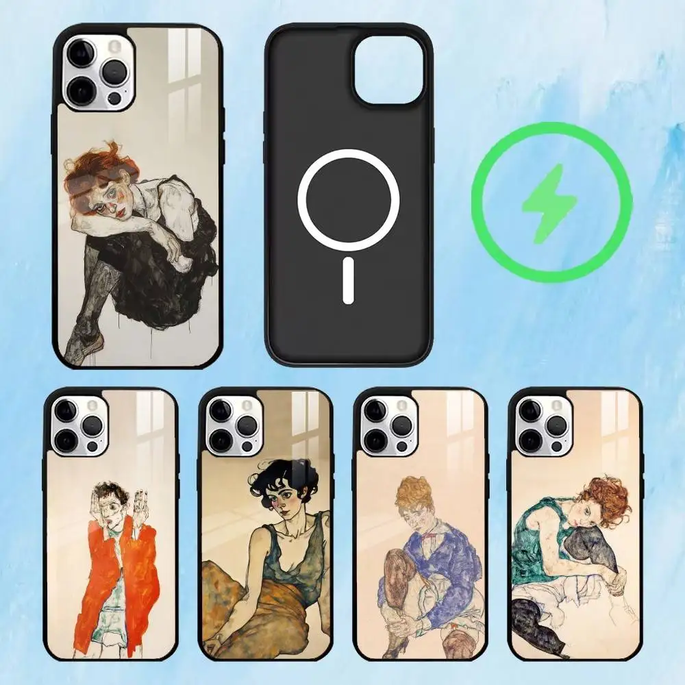 E-Egon S-Schiele Phone Case For iPhone17,16,15,14,13,12,11 Plus,Pro Max Magnetic For Magsafe Wireless Charging
E-Egon S-Schiele Phone Case For iPhone17,16,15,14,13,12,11 Plus,Pro Max Magnetic For Magsafe Wireless Charging