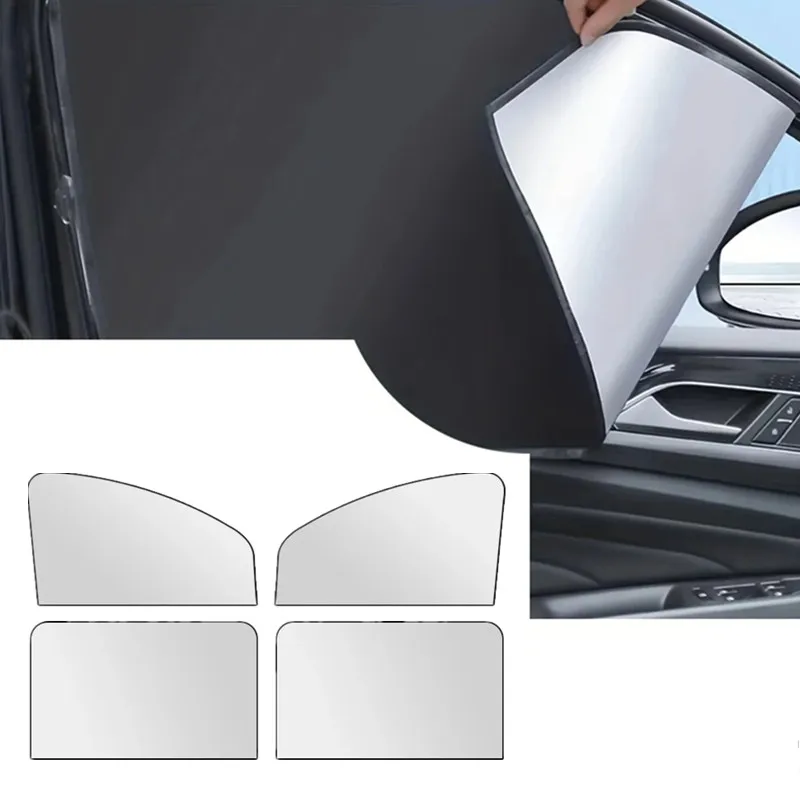 New Magnetic Car Curtains Car Side Window Sun Shade Titanium Silver Shading Cloth Front Rear Window Sun Protection Sunshade
New Magnetic Car Curtains Car Side Window Sun Shade Titanium Silver Shading Cloth Front Rear Window Sun Protection Sunshade