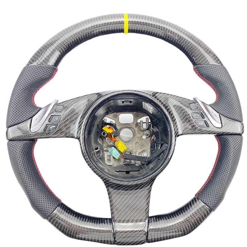 Car Accessories Carbon Fiber Steering Wheel for Porsche Cayenne 92A 9YA 9PA, Panamera 970 971 Macan95B Without airbags
Car Accessories Carbon Fiber Steering Wheel for Porsche Cayenne 92A 9YA 9PA, Panamera 970 971 Macan95B Without airbags