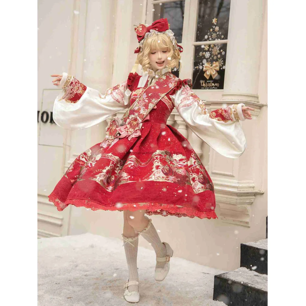 Костюм для Хэллоуина: Красное Ханьфу в стиле династии Мин, наряд для новогодних торжеств, комплект с высоким вырезом на груди
Костюм для Хэллоуина: Красное Ханьфу в стиле династии Мин, наряд для новогодних торжеств, комплект с высоким вырезом на груди