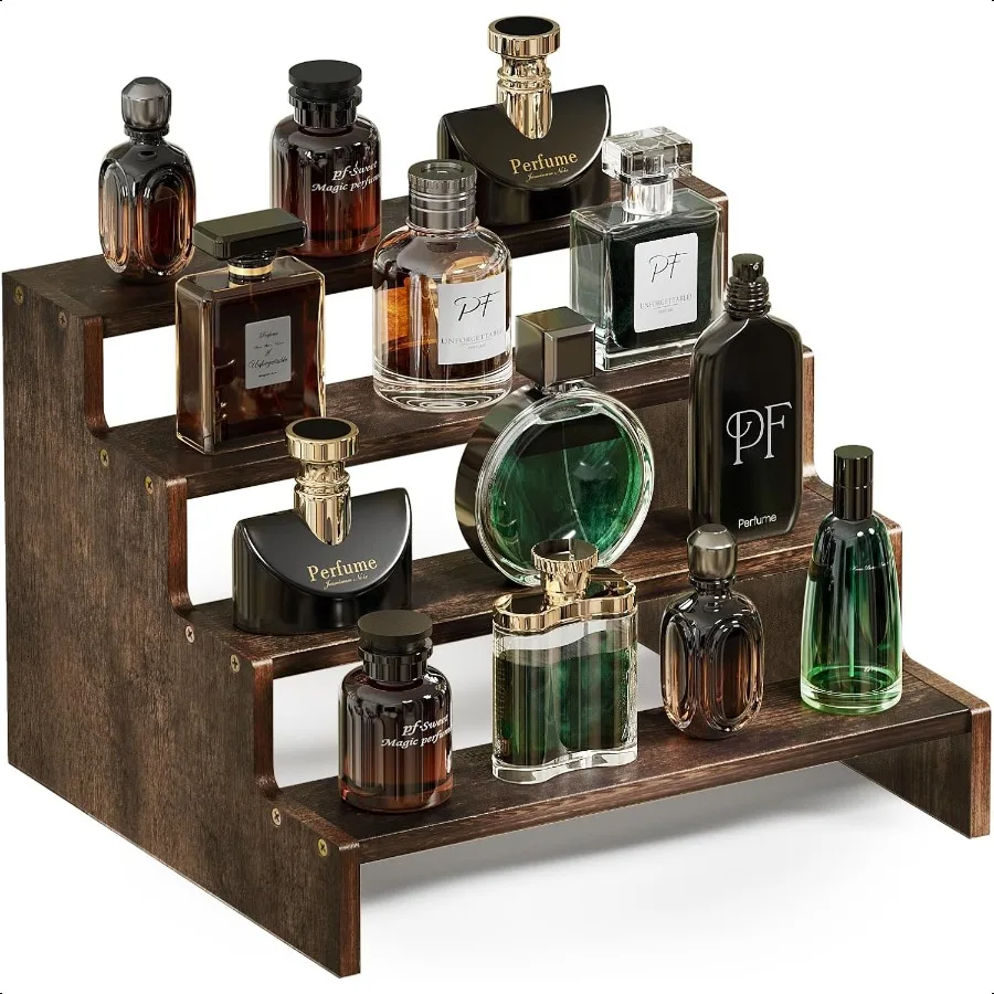 ProCase Wooden Cologne Organizer for Men 4 Tier Perfume Organizer Mens Cologne Stand Holder Storage Display Riser Shelf Rack fo
ProCase Wooden Cologne Organizer for Men 4 Tier Perfume Organizer Mens Cologne Stand Holder Storage Display Riser Shelf Rack fo