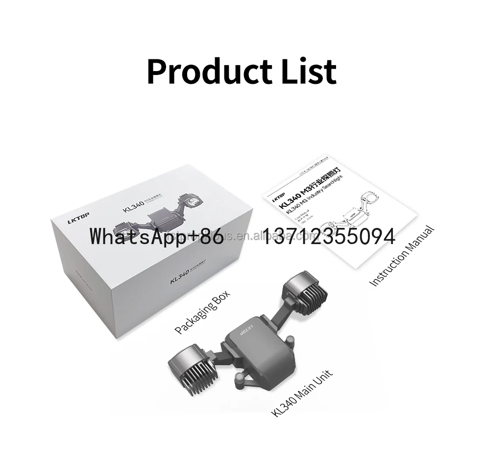 KL340 M3 UAV Spotlight Compact Powerful Safeguarding Night Light Torch Lamp 40W 3000lm 150m Searching Distance 
KL340 M3 UAV Spotlight Compact Powerful Safeguarding Night Light Torch Lamp 40W 3000lm 150m Searching Distance