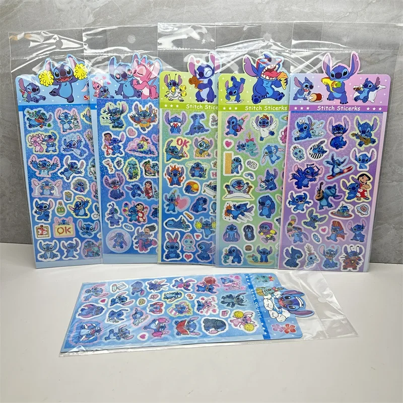 Disney Stitch Laser Card Stickers DIY Decorations Kawaii Anime Figure Stich Sticker Children School Prizes Gifts Boys Girls Toys
Disney Stitch Laser Card Stickers DIY Decorations Kawaii Anime Figure Stich Sticker Children School Prizes Gifts Boys Girls Toys