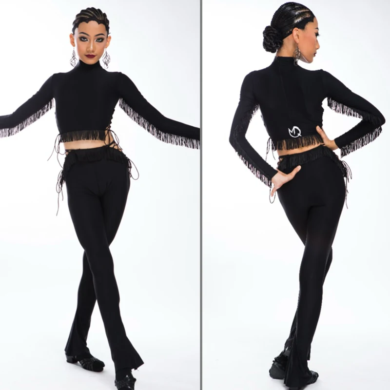 Children'S Chacha Samba Latin Dance Clothes For Girls Tassels Sleeves Latin Top Pants Kids Ballroom Dance Costume SL11913
Children'S Chacha Samba Latin Dance Clothes For Girls Tassels Sleeves Latin Top Pants Kids Ballroom Dance Costume SL11913