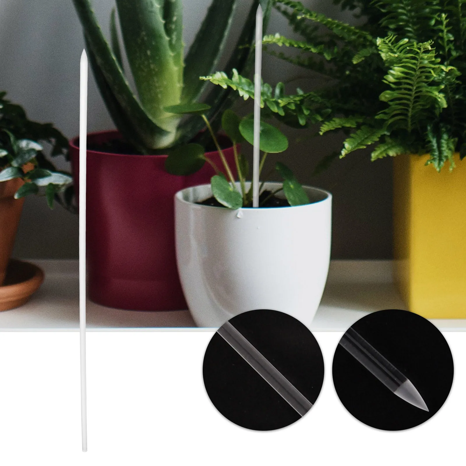 16Pcs Acrylic Plant Support Stakes Transparent Weather Resistant Single Stem Support for Garden and Indoor Plants 
16Pcs Acrylic Plant Support Stakes Transparent Weather Resistant Single Stem Support for Garden and Indoor Plants